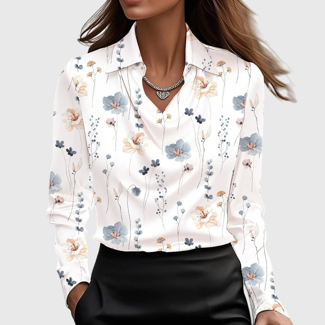 Women's Elegant Chique Blouse | Long Sleeve