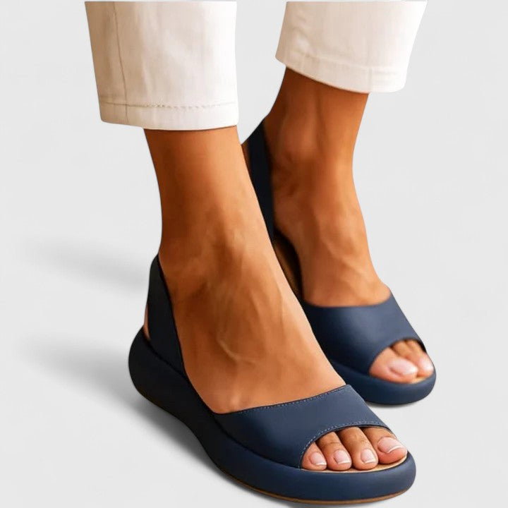 Women's Solid Color Slingback Sandals | Orthopedic