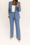 Women's Sophisticated Work Blazer and Trouser Suit Set | Two Piece