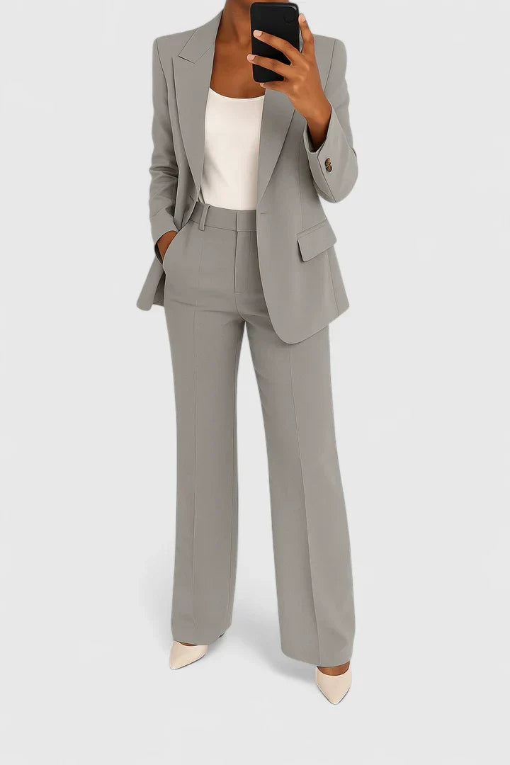 Women's Elegant Work Blazer and Trouser Co-Ord Set | Two Piece