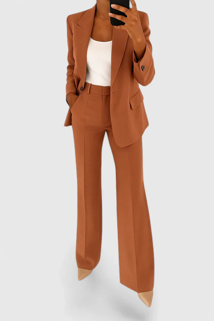 Women's Elegant Work Blazer and Trouser Co-Ord Set | Two Piece