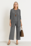 Women's Elegant Solid Color Work Co-Ord Set | 3-Piece