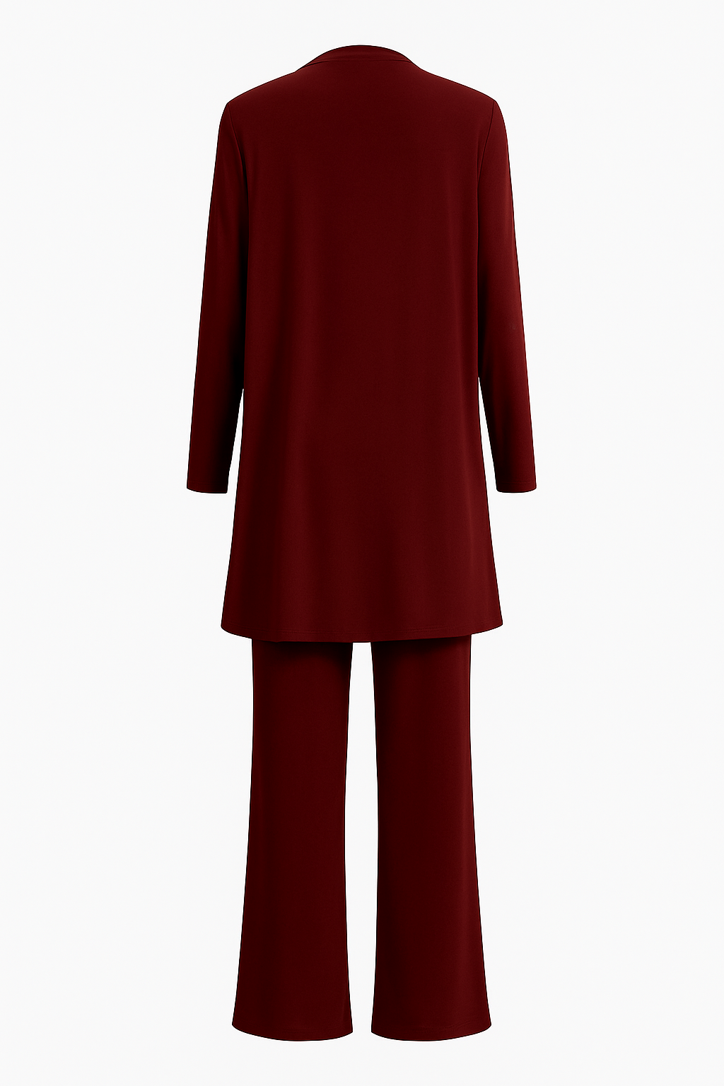 Women's Elegant Solid Color Work Co-Ord Set | 3-Piece