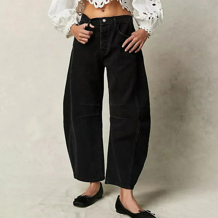 Women's Casual Wide Leg Trousers | Straight Fit