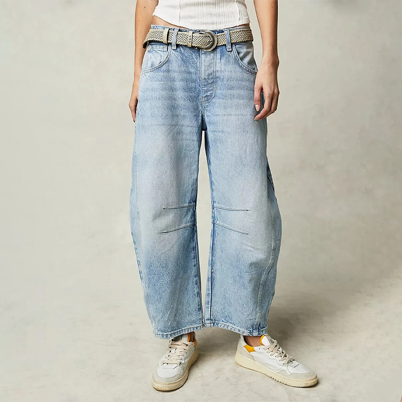 Women's Casual Wide Leg Trousers | Straight Fit