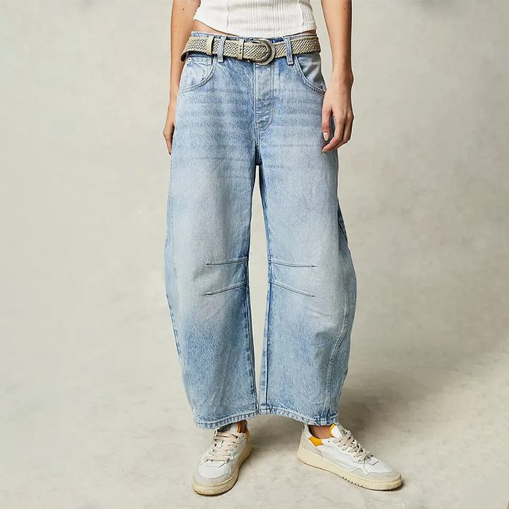 Women's Casual Wide Leg Trousers | Straight Fit