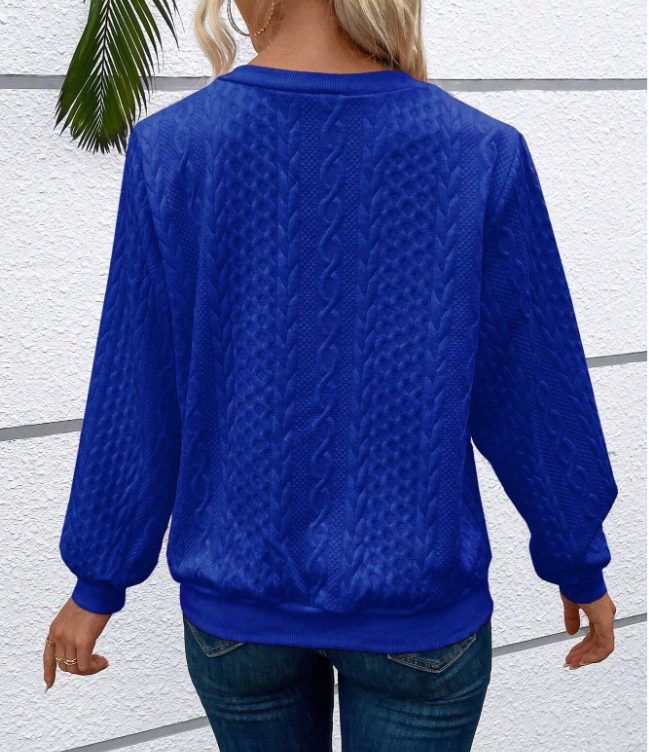 Women's Elegant Winter Sweater | Half Zip