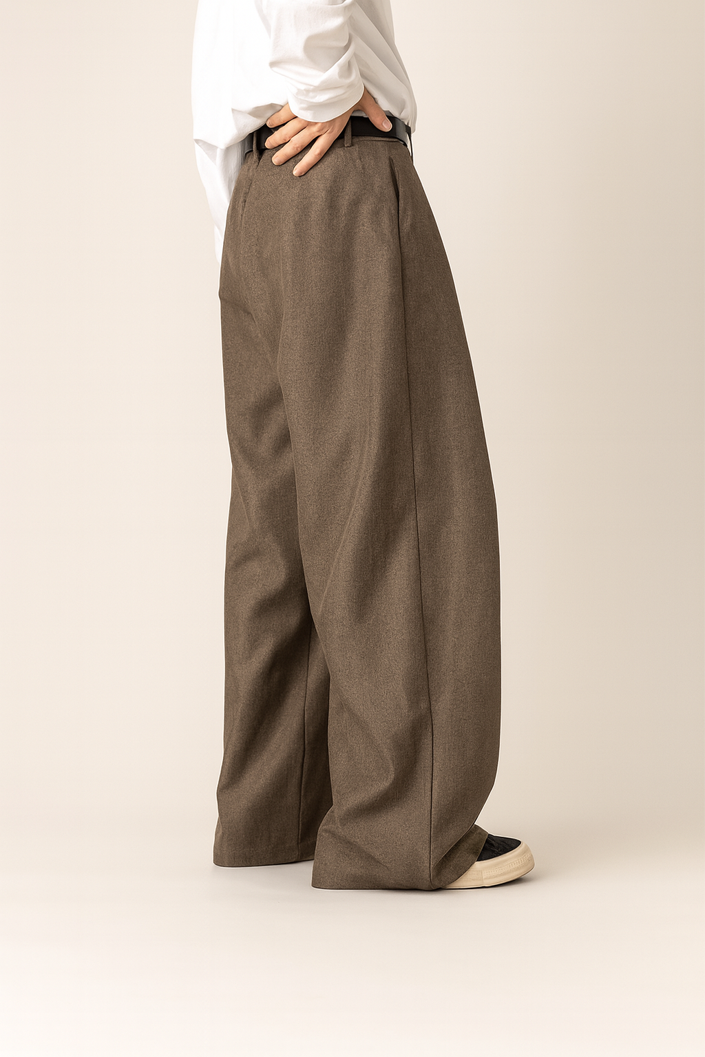 Men's Elegant Wide Leg Trousers | Relaxed Fit