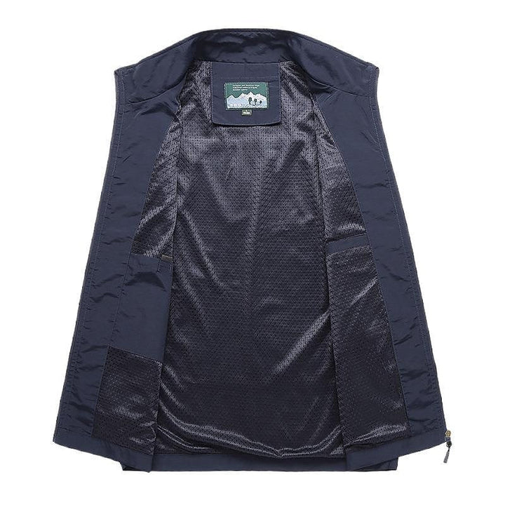 Men's Casual Vest with Pockets | Zip Up