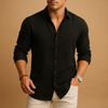 Men's Summer Button Up Beach Shirt | Long Sleeve