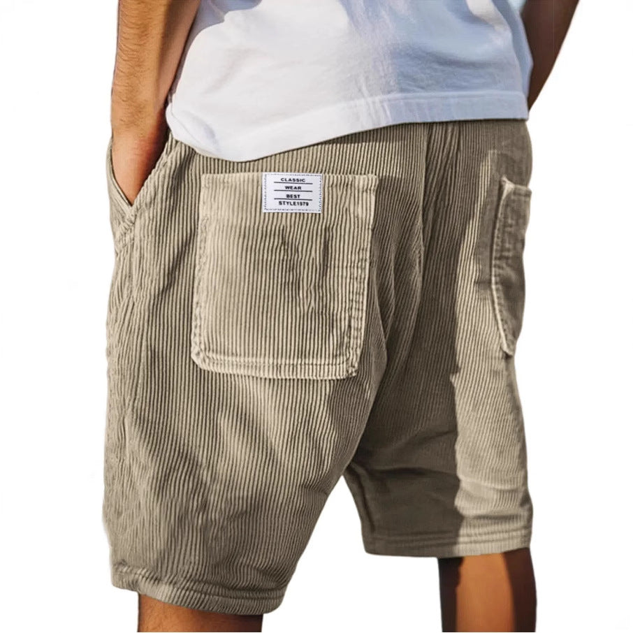 Men's Casual Textured Shorts with Pockets | Summer
