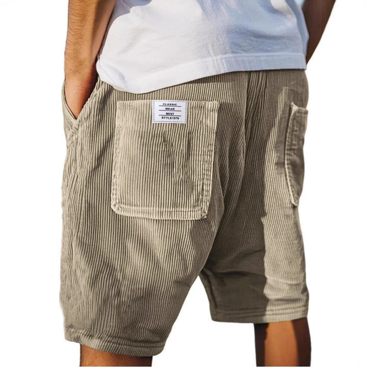 Men's Casual Textured Shorts with Pockets | Summer