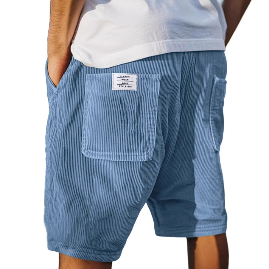 Men's Casual Textured Shorts with Pockets | Summer
