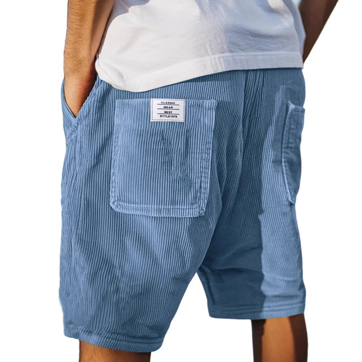 Men's Casual Textured Shorts with Pockets | Summer