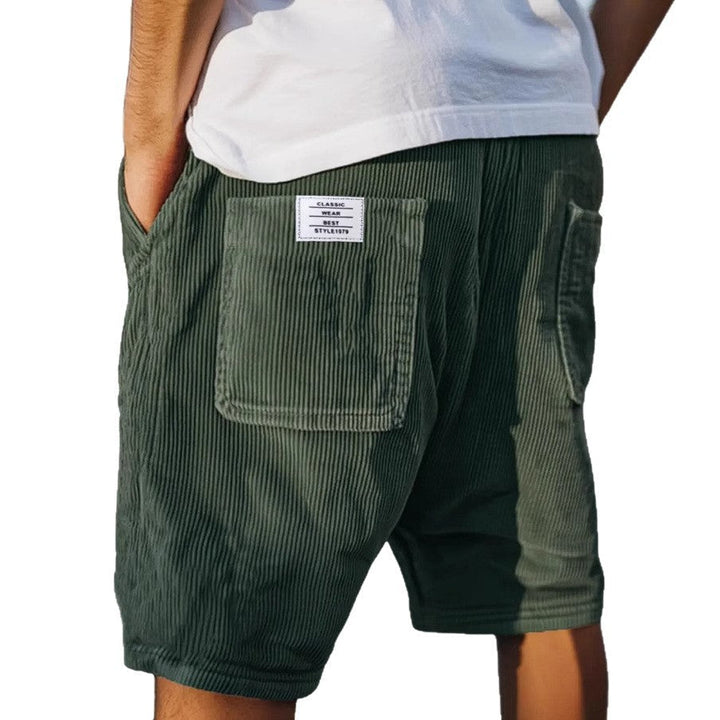 Men's Casual Textured Shorts with Pockets | Summer