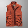 Men's Casual Zip Up Vest with Pockets | Sleeveless