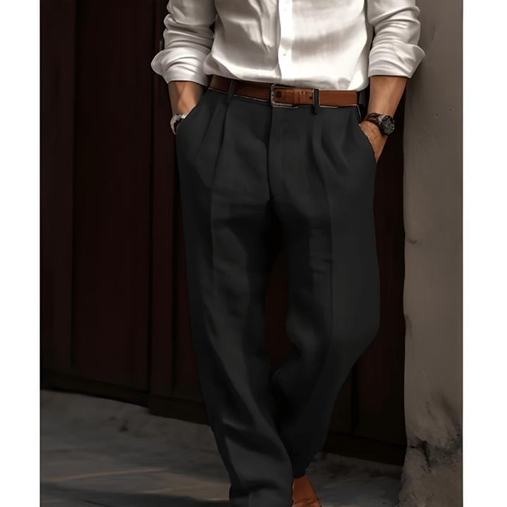 Men's Elegant Formal Trousers | Straight Leg