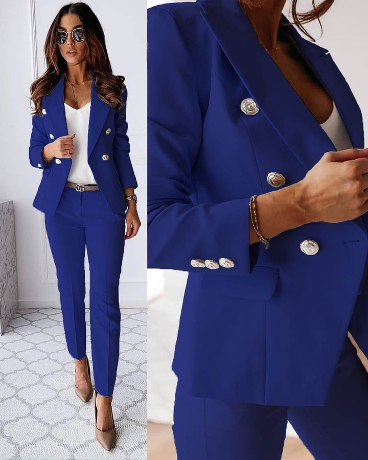 Women's Chique Business Blazer and Trouser Set | Two Piece