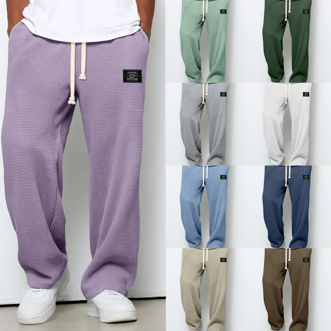 Men's Wide Leg Drawstring Pants | Baggy