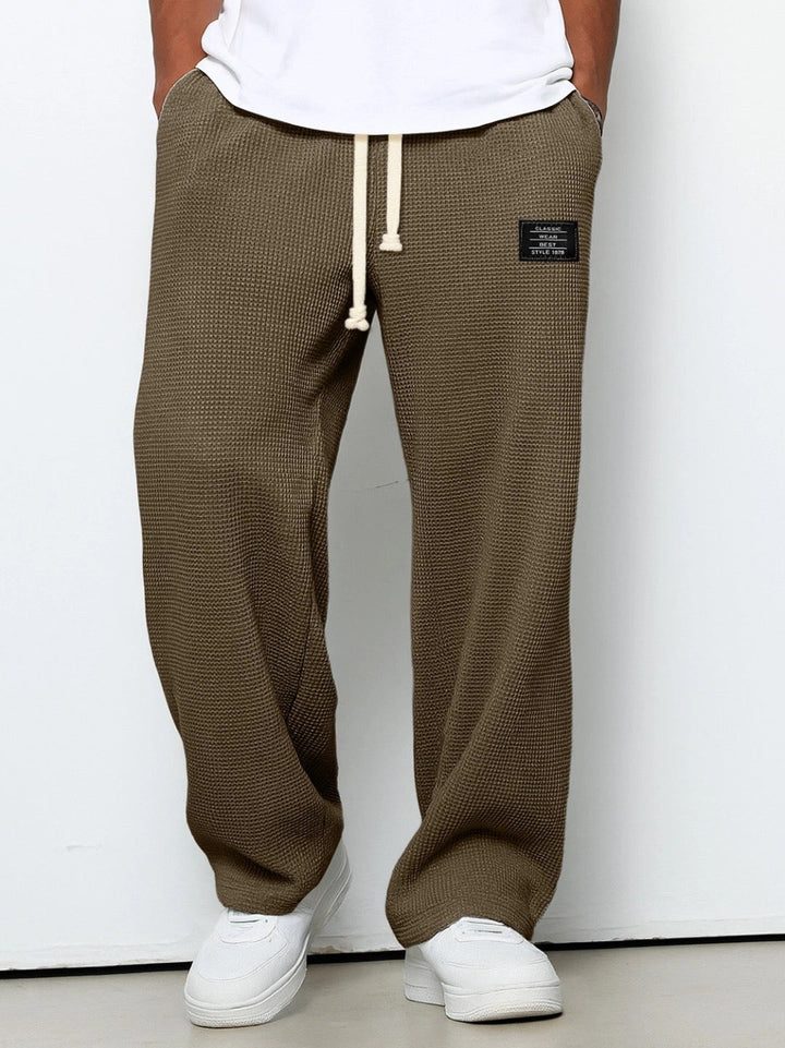 Men's Wide Leg Drawstring Pants | Baggy