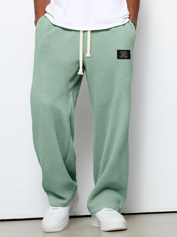 Men's Wide Leg Drawstring Pants | Baggy