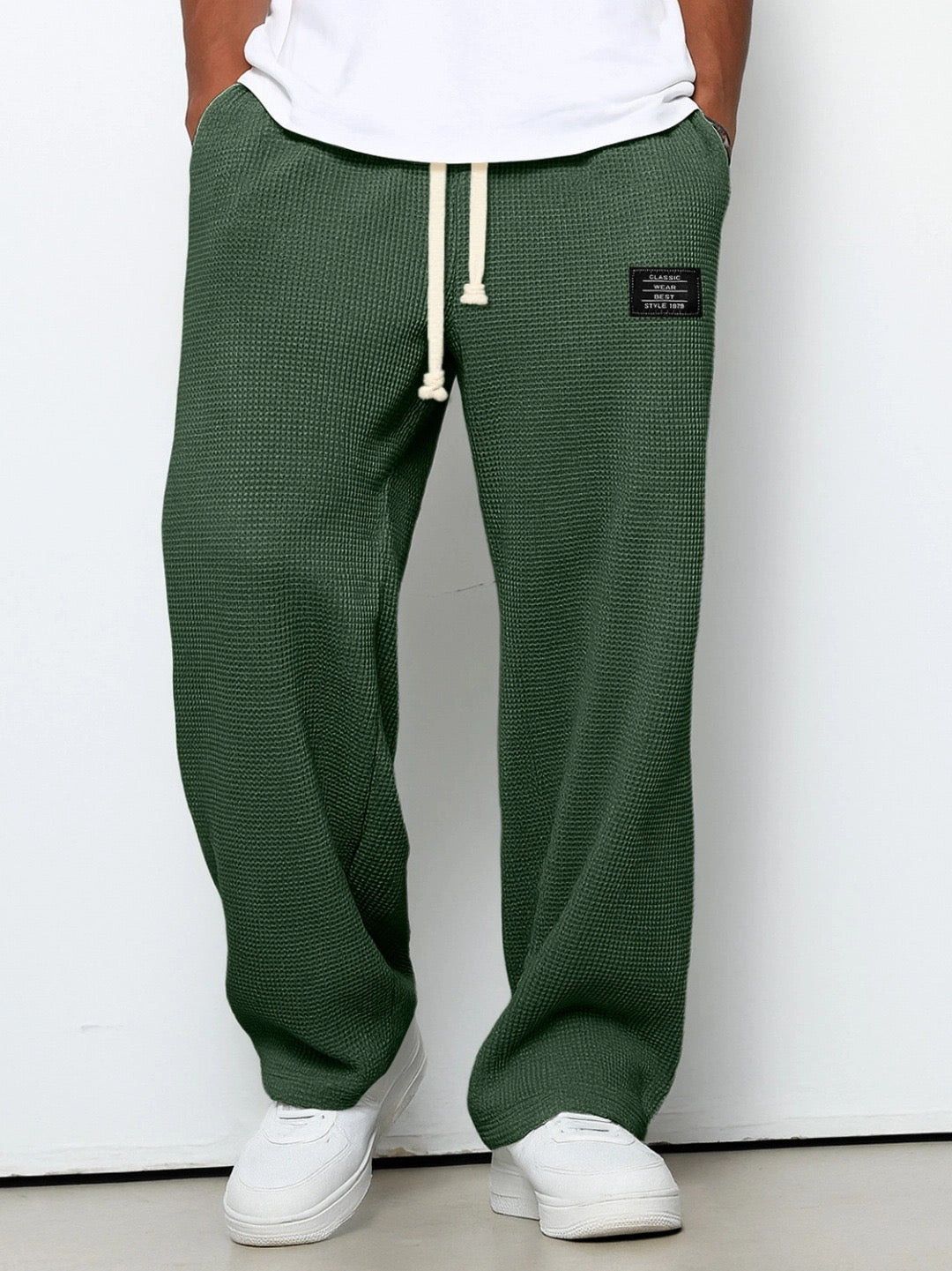 Men's Wide Leg Drawstring Pants | Baggy