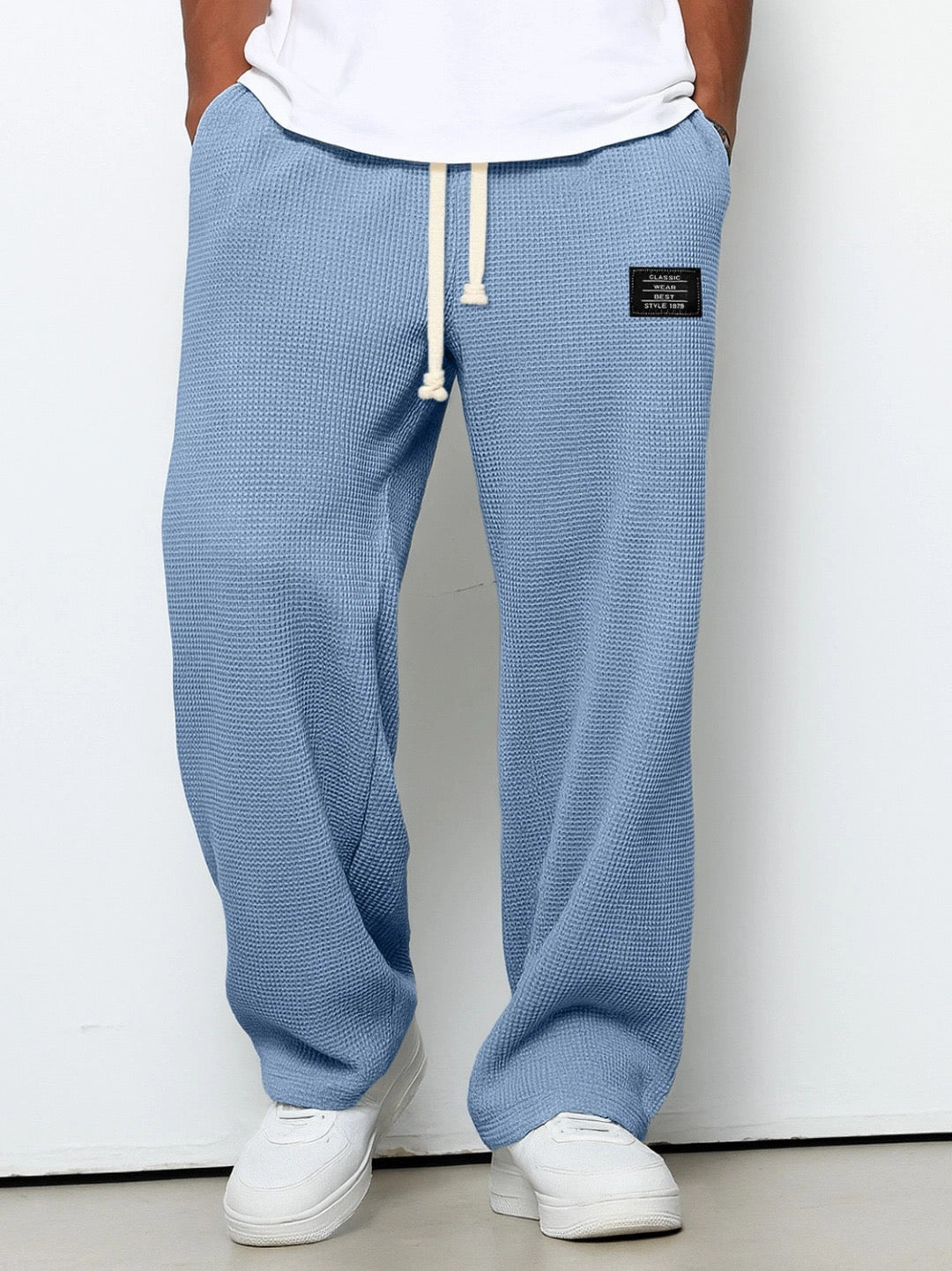 Men's Wide Leg Drawstring Pants | Baggy