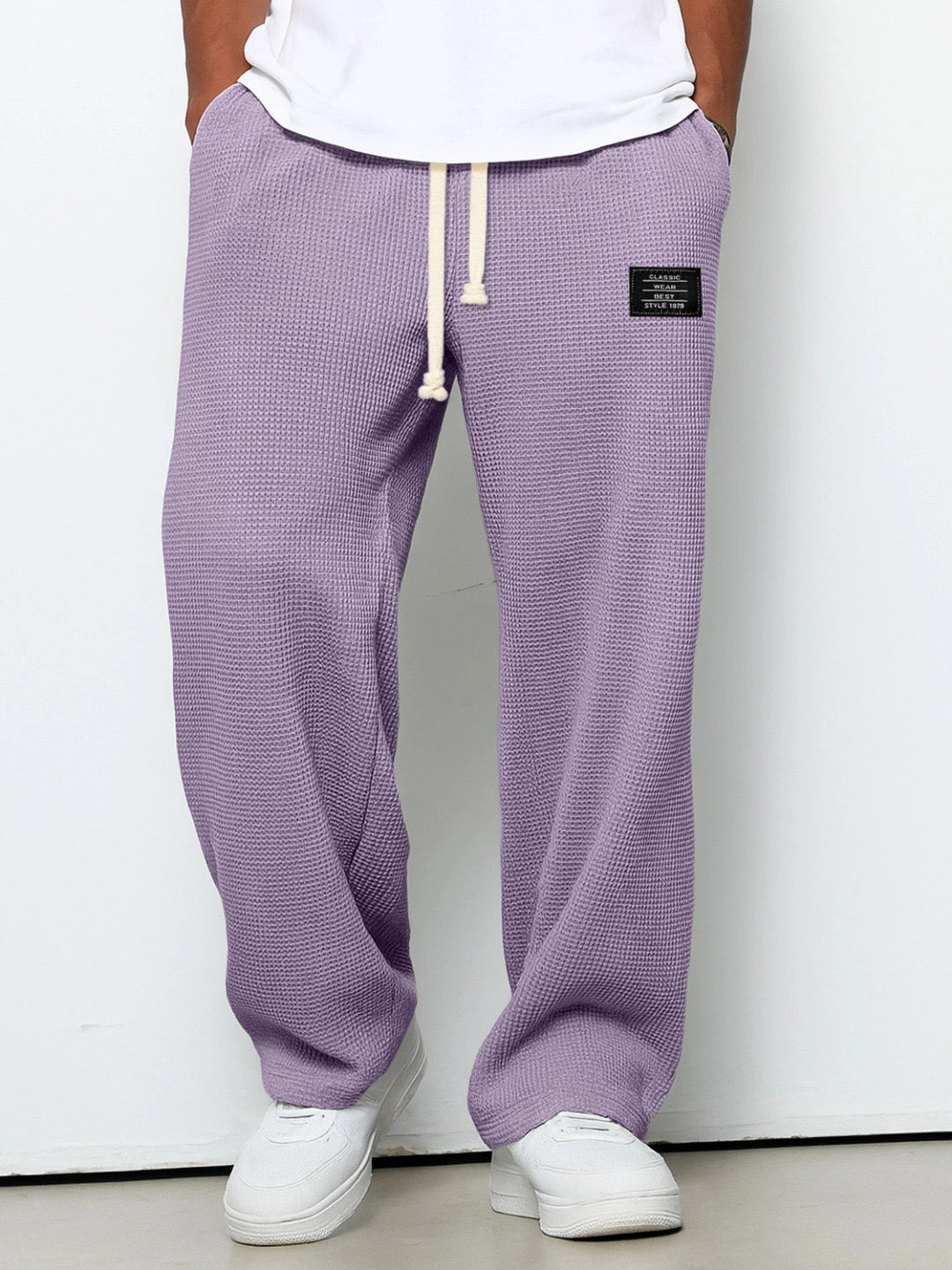 Men's Wide Leg Drawstring Pants | Baggy