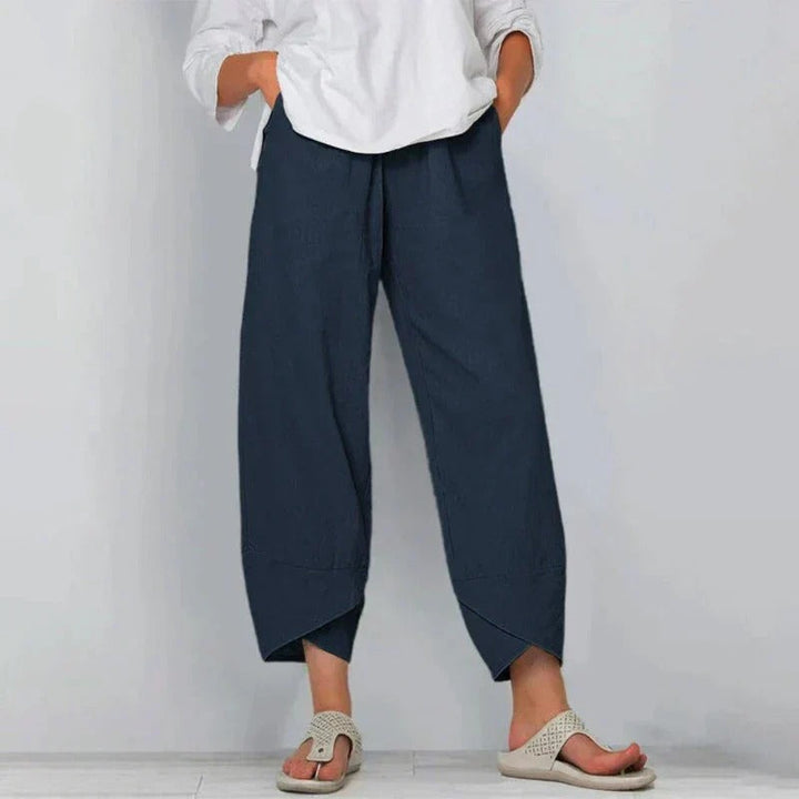 Women's Chique Solid Color Summer Pants | Wide Leg