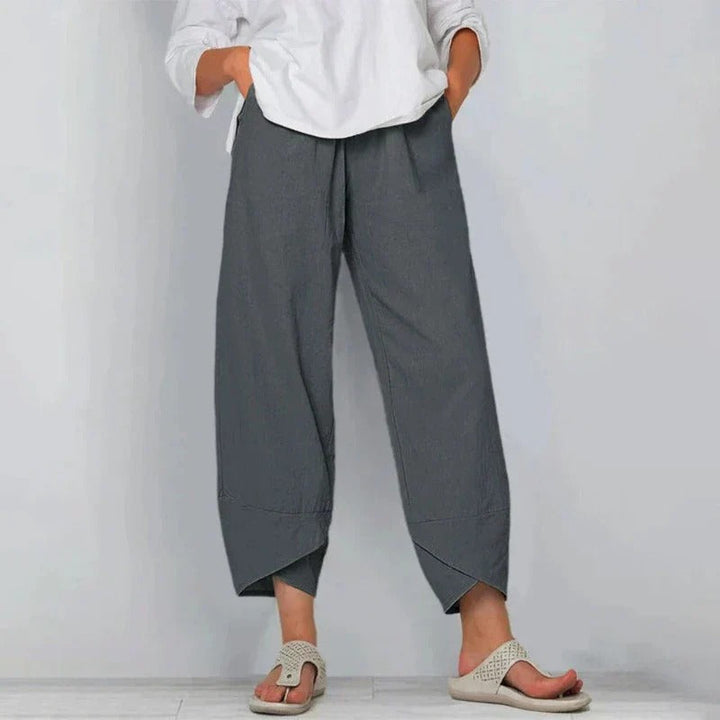 Women's Chique Solid Color Summer Pants | Wide Leg