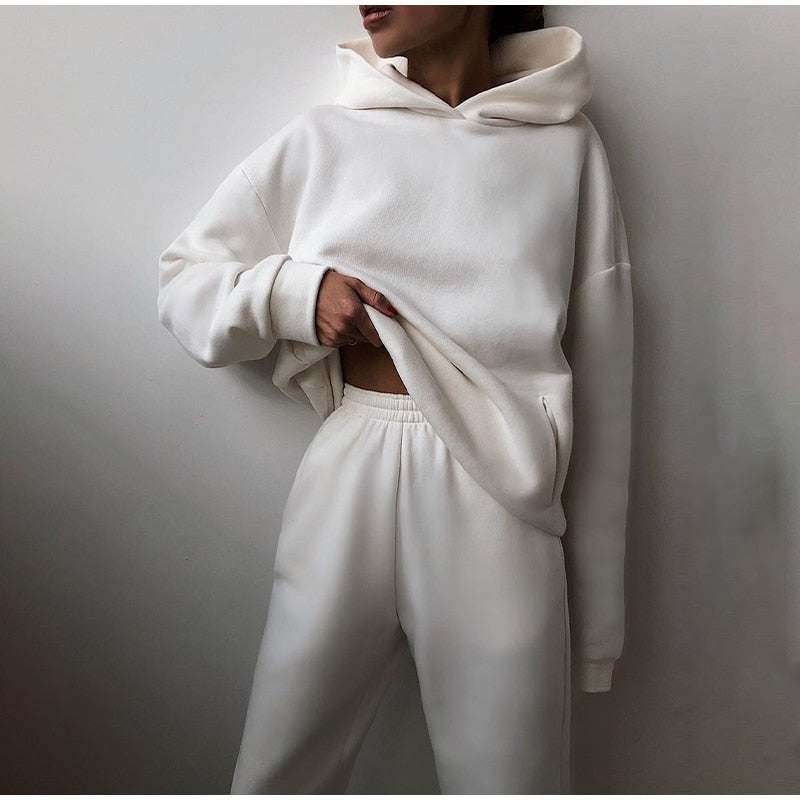 Women's Loungewear Oversized Hoodie and Jogger Pants Set | Two Piece