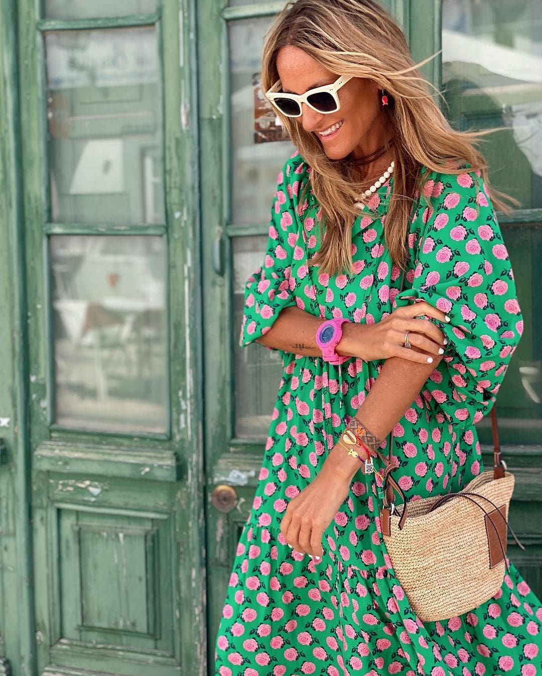 Women's Elegant Boho V-Neck Beach Dress | Maxi