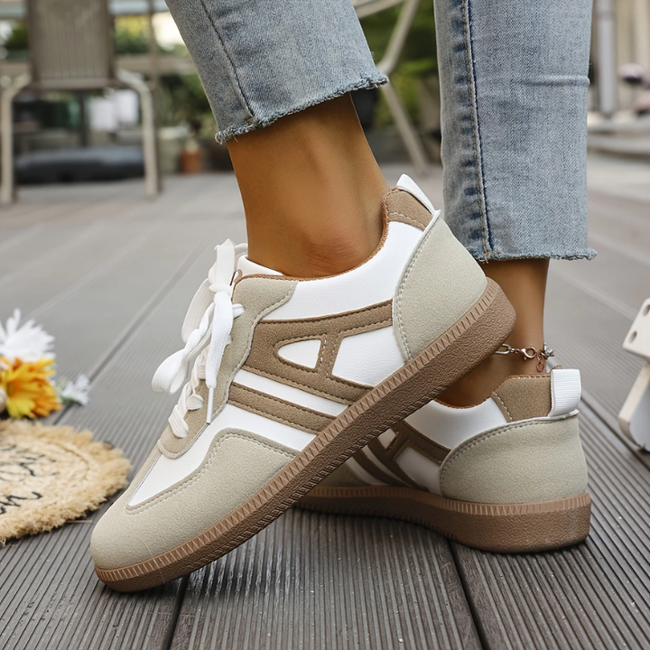 Women's Orthopedic Casual Flat Sneakers | Lace-Up