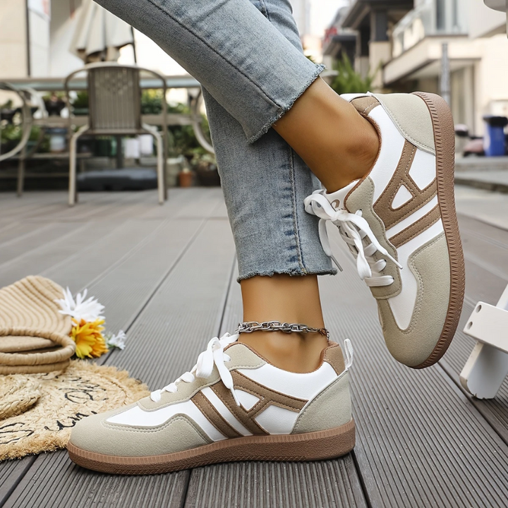 Women's Orthopedic Casual Flat Sneakers | Lace-Up