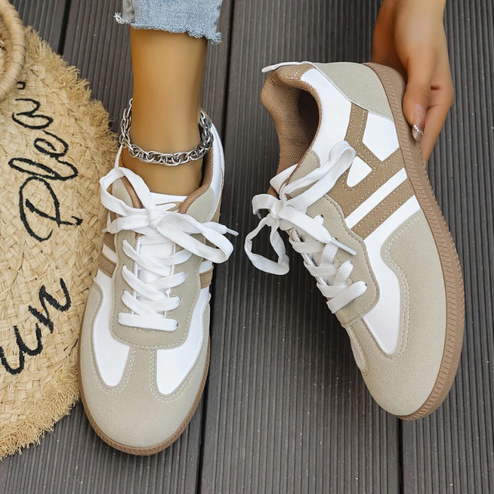 Women's Orthopedic Casual Flat Sneakers | Lace-Up