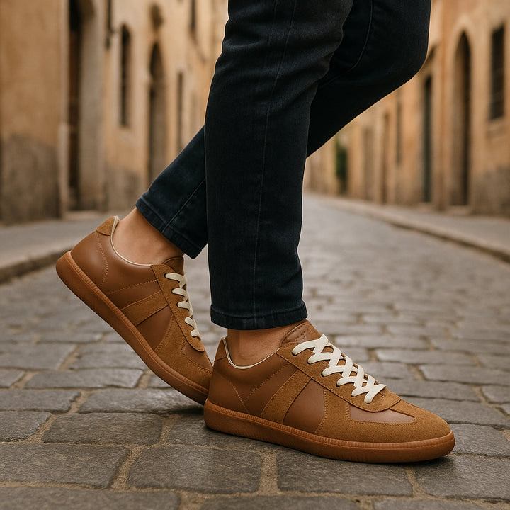 Men's Casual Orthopedic Lace-Up Sneakers | Low Top