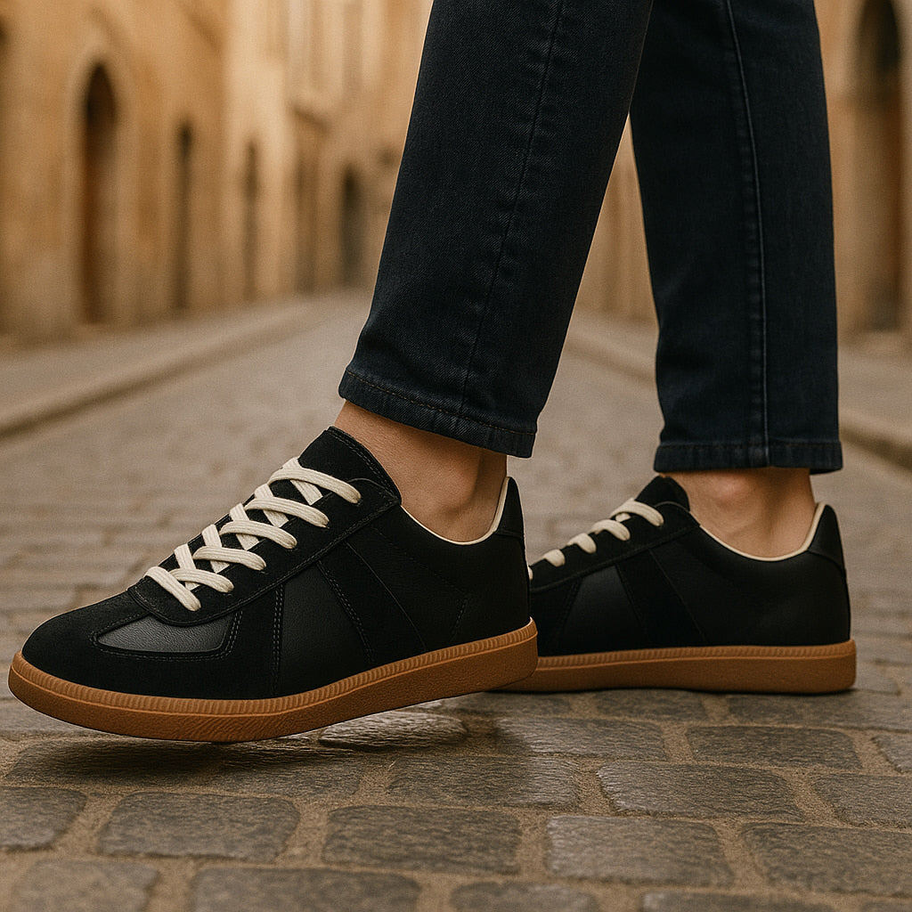 Men's Casual Orthopedic Lace-Up Sneakers | Low Top