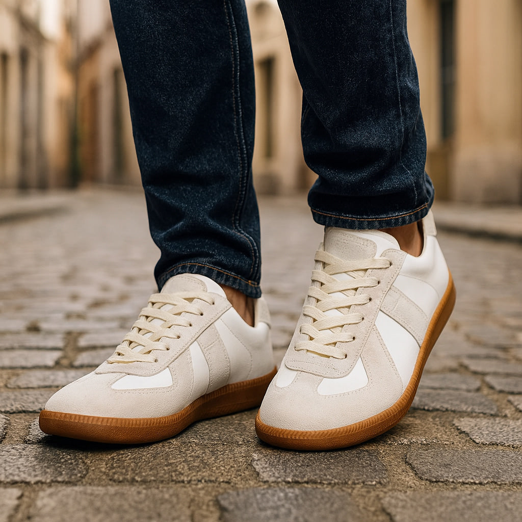 Men's Casual Orthopedic Lace-Up Sneakers | Low Top