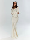 Women's Elegant Long Sleeve Evening Dress | Maxi