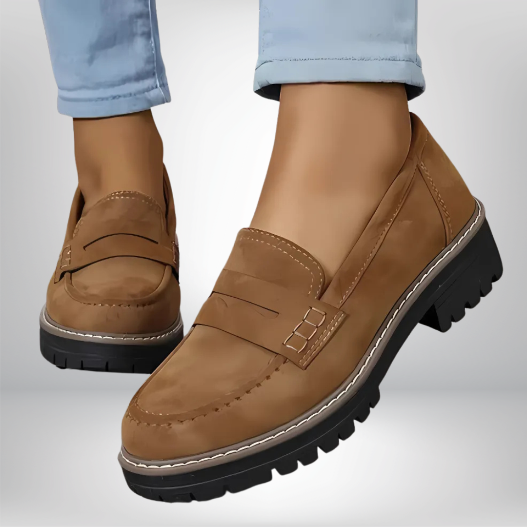 Women's Casual Chunky Orthopedic Loafers | Slip On