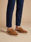 Men's Orthopedic Pendant Detail Mule Slippers | Slip On