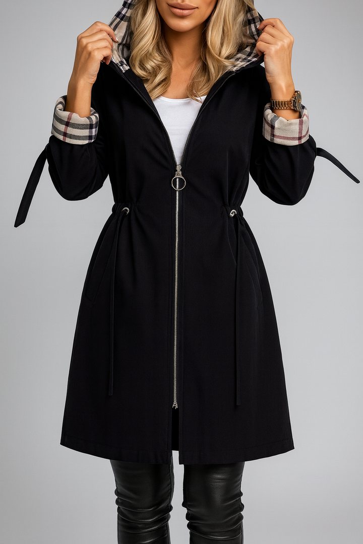 Women's Cozy Hooded Winter Coat | Full Zip Up