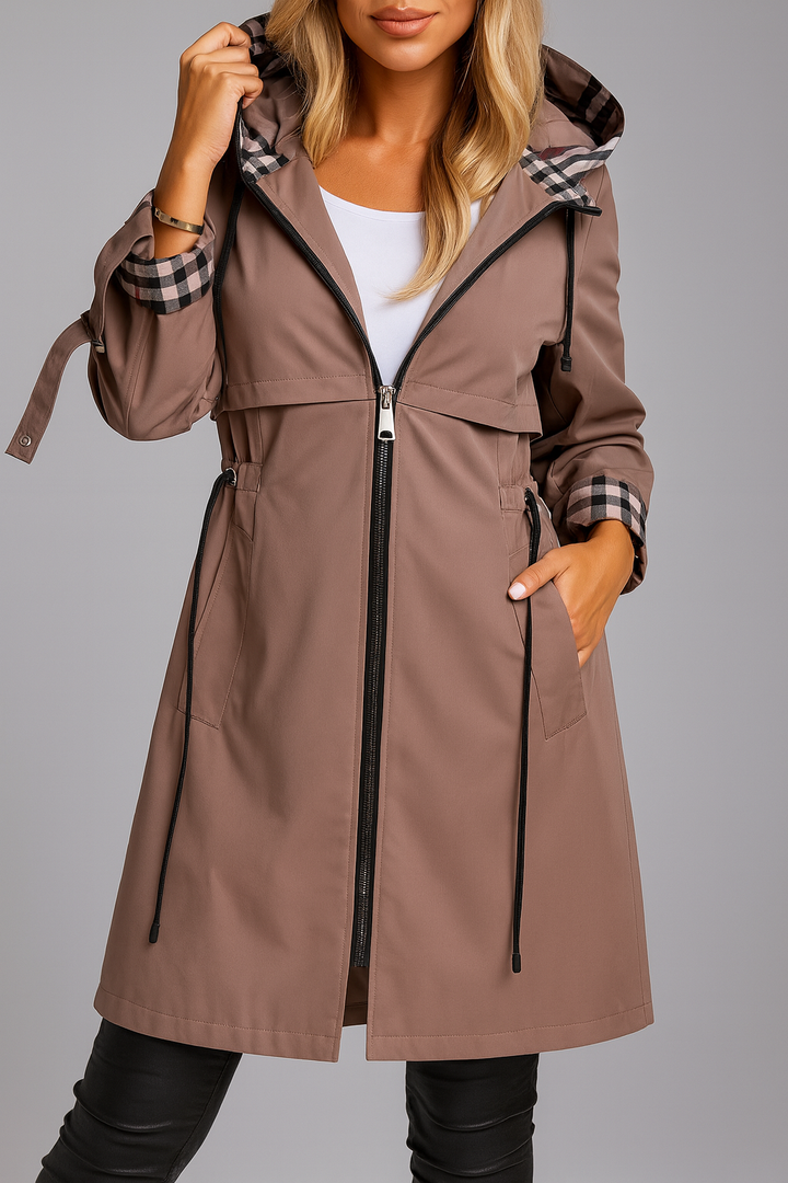 Women's Cozy Hooded Winter Coat | Full Zip Up
