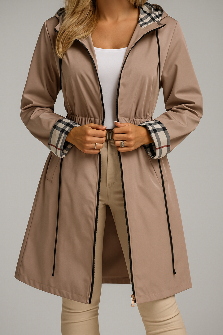 Women's Cozy Hooded Winter Coat | Full Zip Up