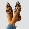 Women's Chique Brown Pointed Toe Orthopedic Loafers | Slip On