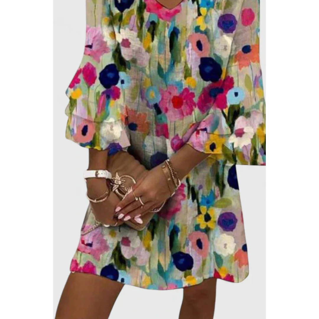 Women's Elegant Flora Summer Dress | Mini
