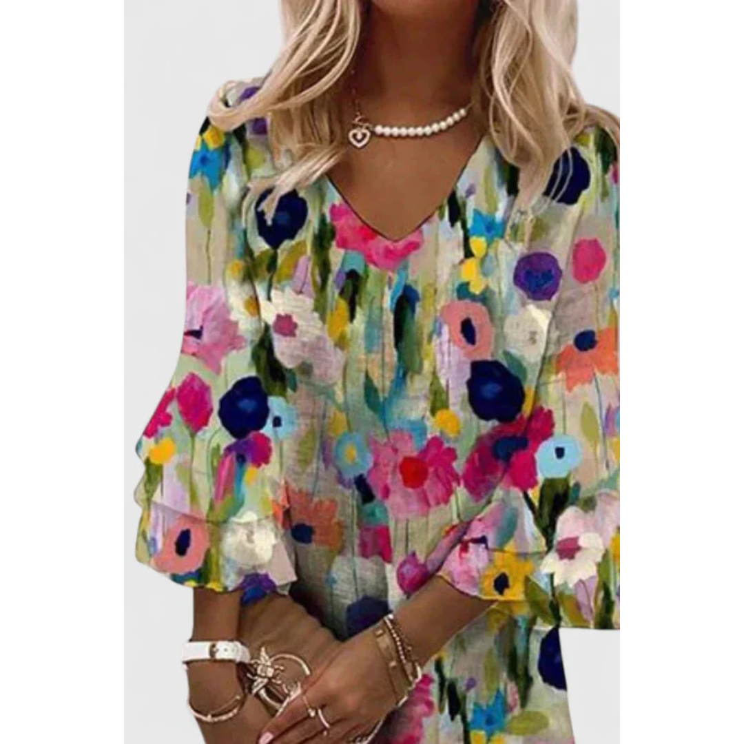 Women's Elegant Flora Summer Dress | Mini
