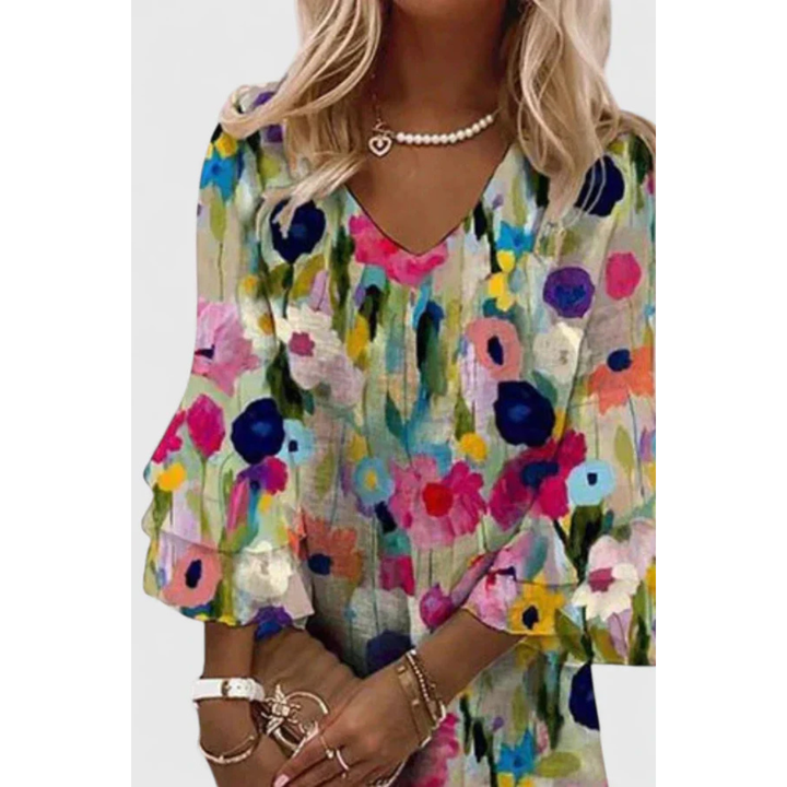 Women's Elegant Flora Summer Dress | Mini