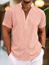 Men's Summer V-neck Polo Shirt | Short Sleeve