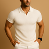 Men's Casual Slim Fit Collared Polo Shirt | Short Sleeves